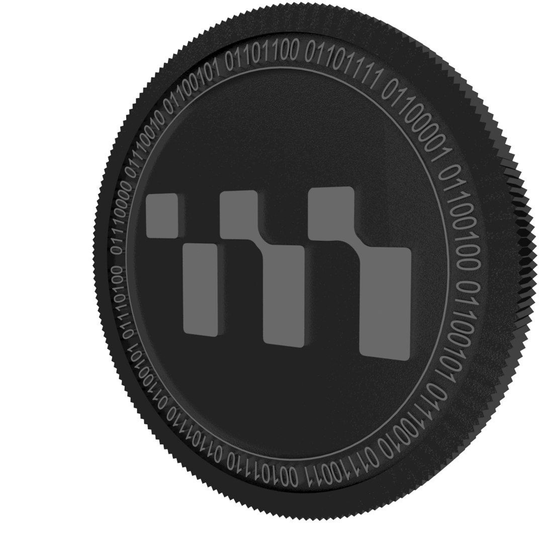 3D metadium black coin - TurboSquid 1458306