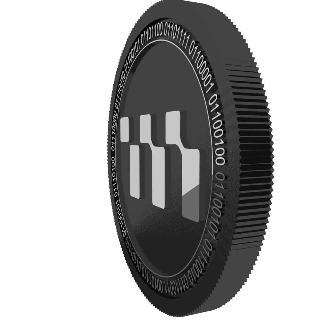 3D metadium black coin - TurboSquid 1458306
