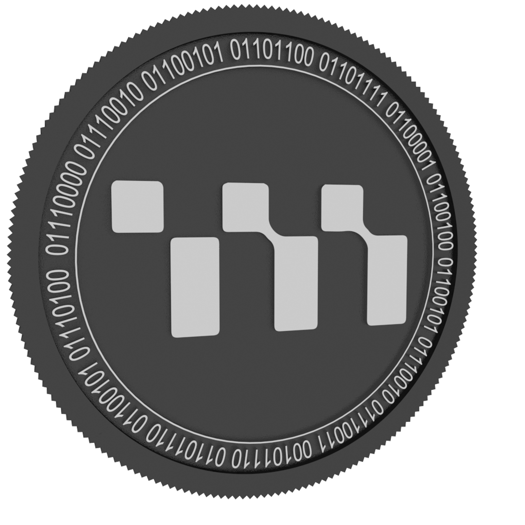 3D Metadium Black Coin - TurboSquid 1458306