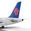 空中客车A319中国南方航空公司3D模型
