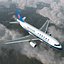空中客车A319中国南方航空公司3D模型