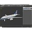 空中客车A319中国南方航空公司3D模型