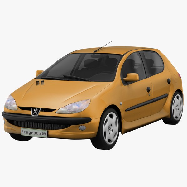 peugeot 206 3d max