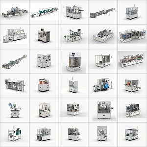 Collection of Automatic Lithium Battery Machine 2 model
