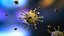 3D Coronavirus Low Poly Green model