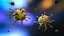 3D Coronavirus Low Poly Green model