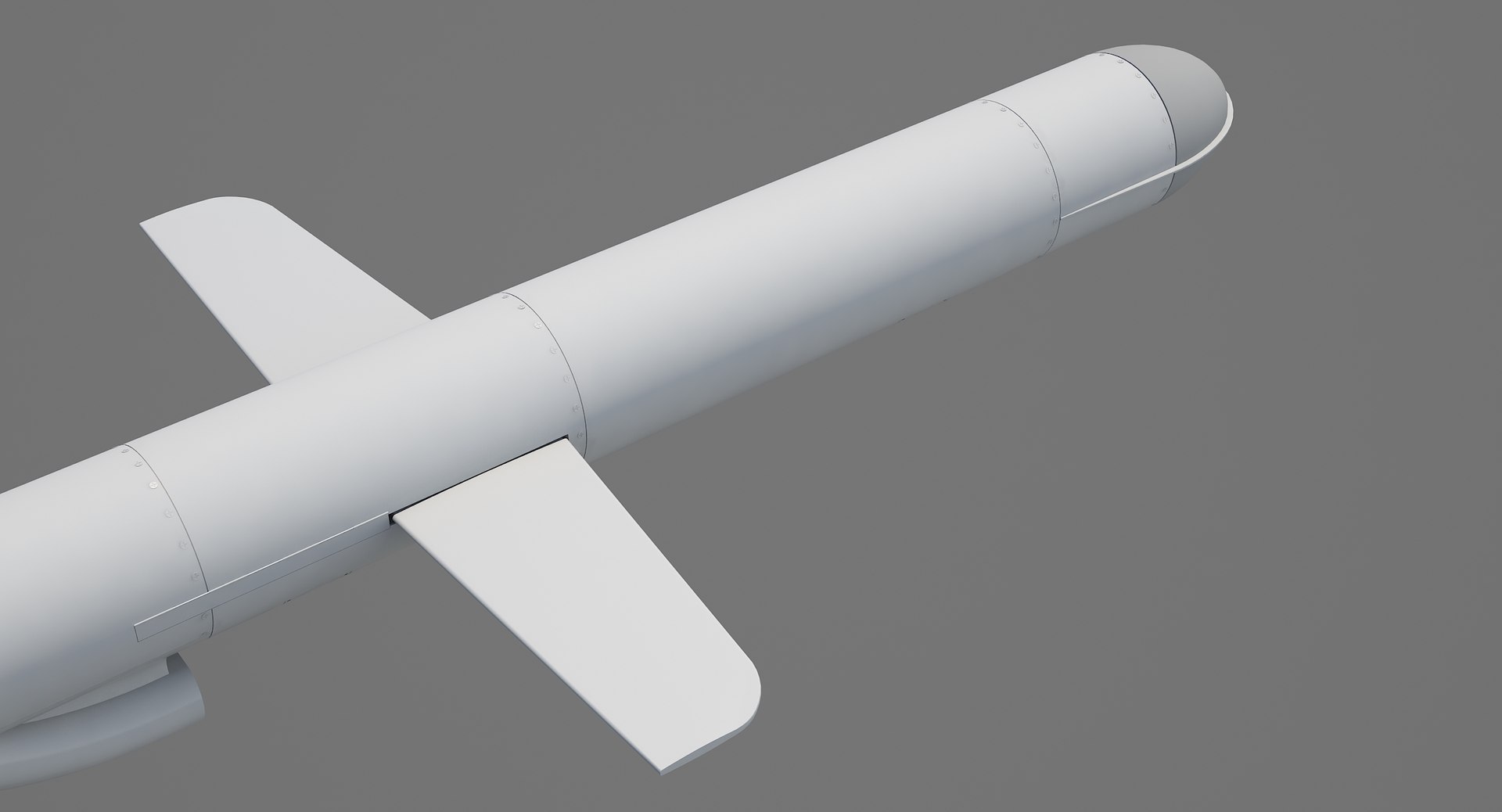 Bgm-109g Block Iv Tomahawk Missile 3D Model - TurboSquid 1207974