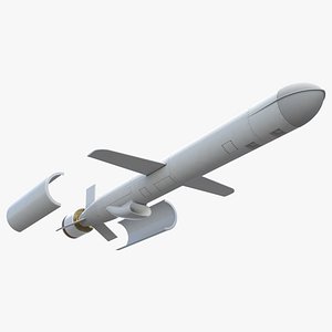 bgm-109g block iv tomahawk missile 3D model