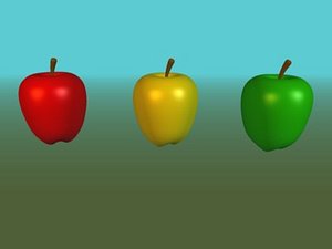 Three Apples.3ds