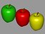 Tres manzanas.3ds