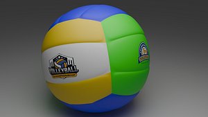 3D volleyball model