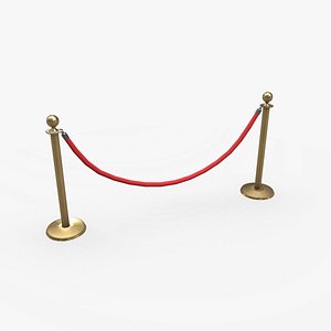 Rope Barrier Low-poly PBR