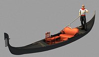 Gondola&boatman(has bone)