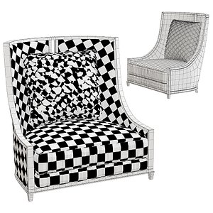 furniture chair armchair 3D model