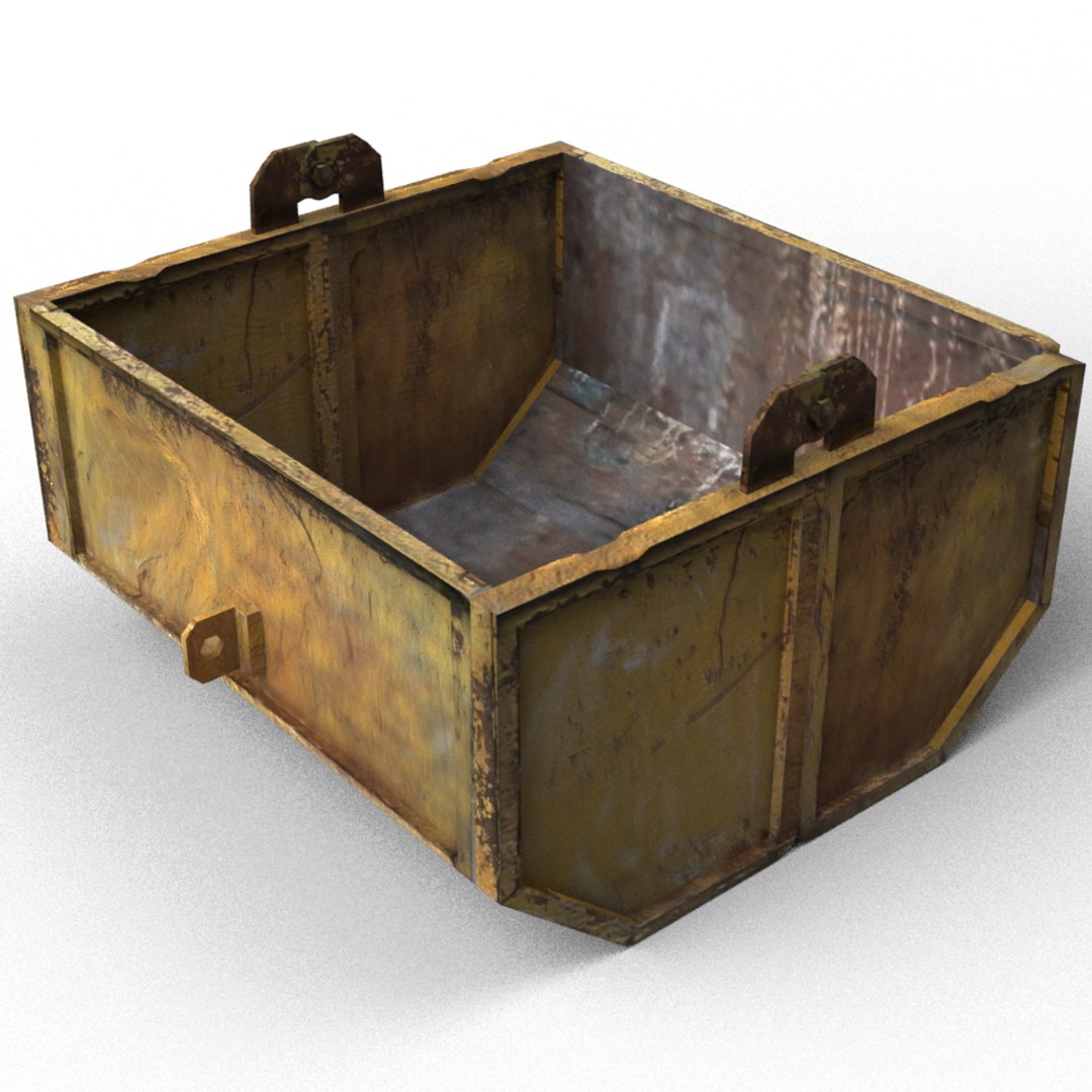 Rusty Container 3d 3ds