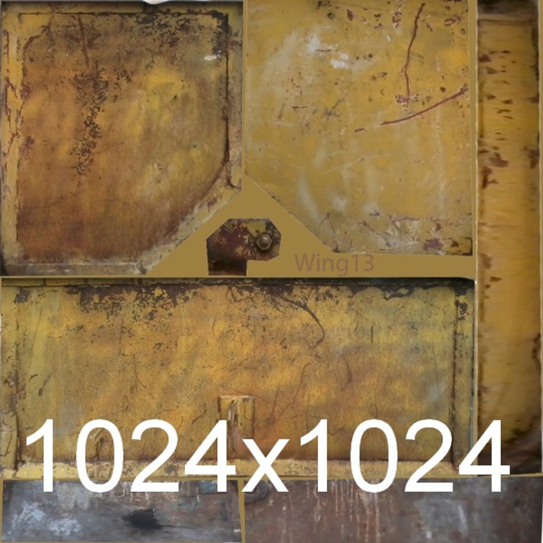 Rusty Container 3d 3ds