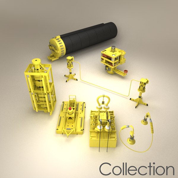 subsea production sub sea 3d model