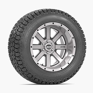3D OFF ROAD WHEEL AND TIRE 16