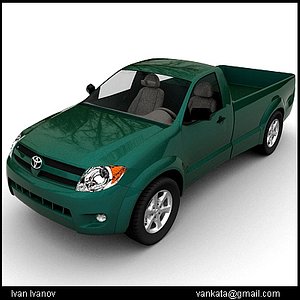 toyota hilux 3d model