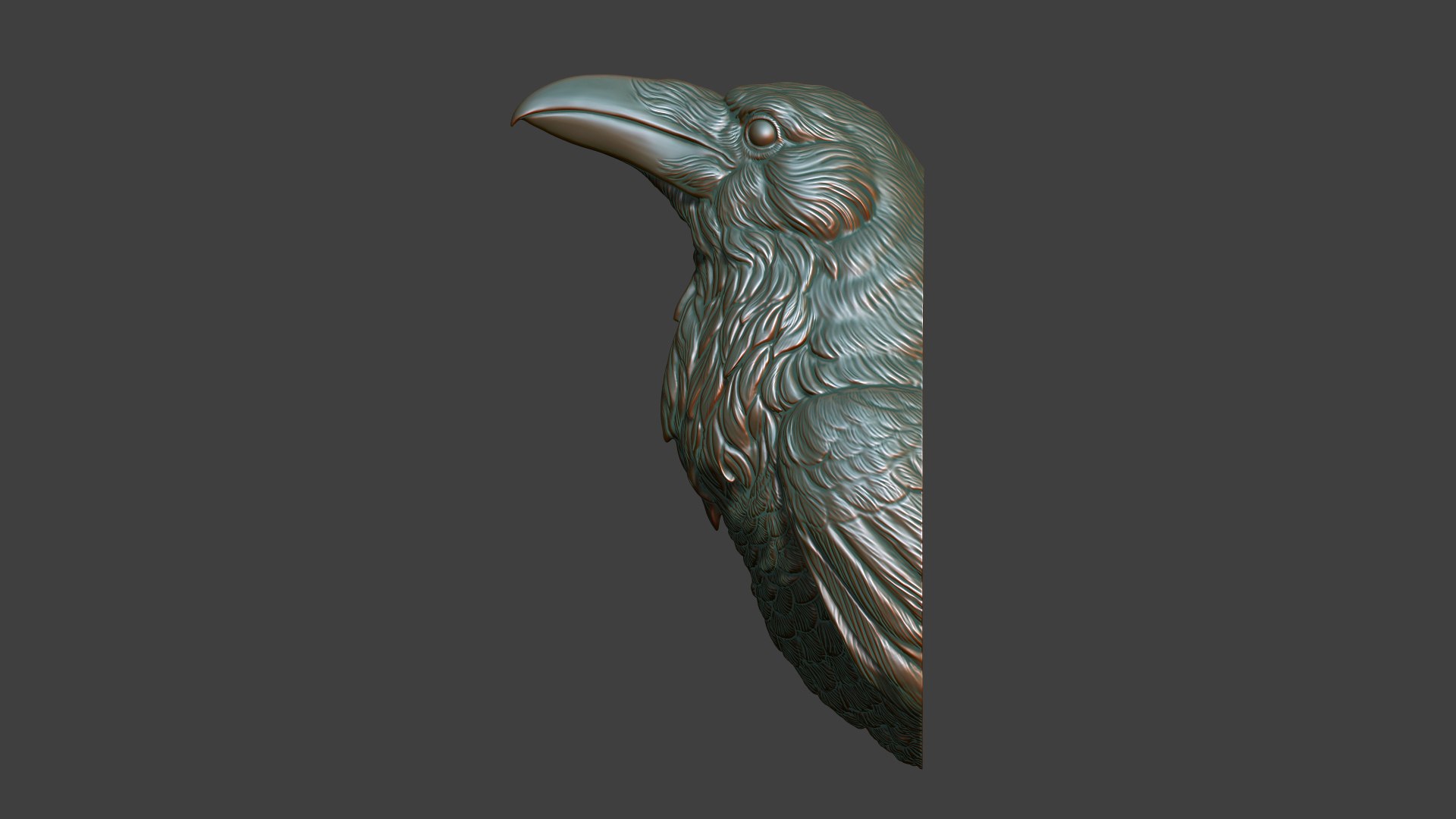 Raven head bust 3D model https://p.turbosquid.com/ts-thumb/Do/nweaQv/0f/19/jpg/1704404373/1920x1080/fit_q87/a21e5fd7ec761e8850cb4340fcf0a3ed06349879/19.jpg