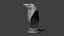 Raven head bust