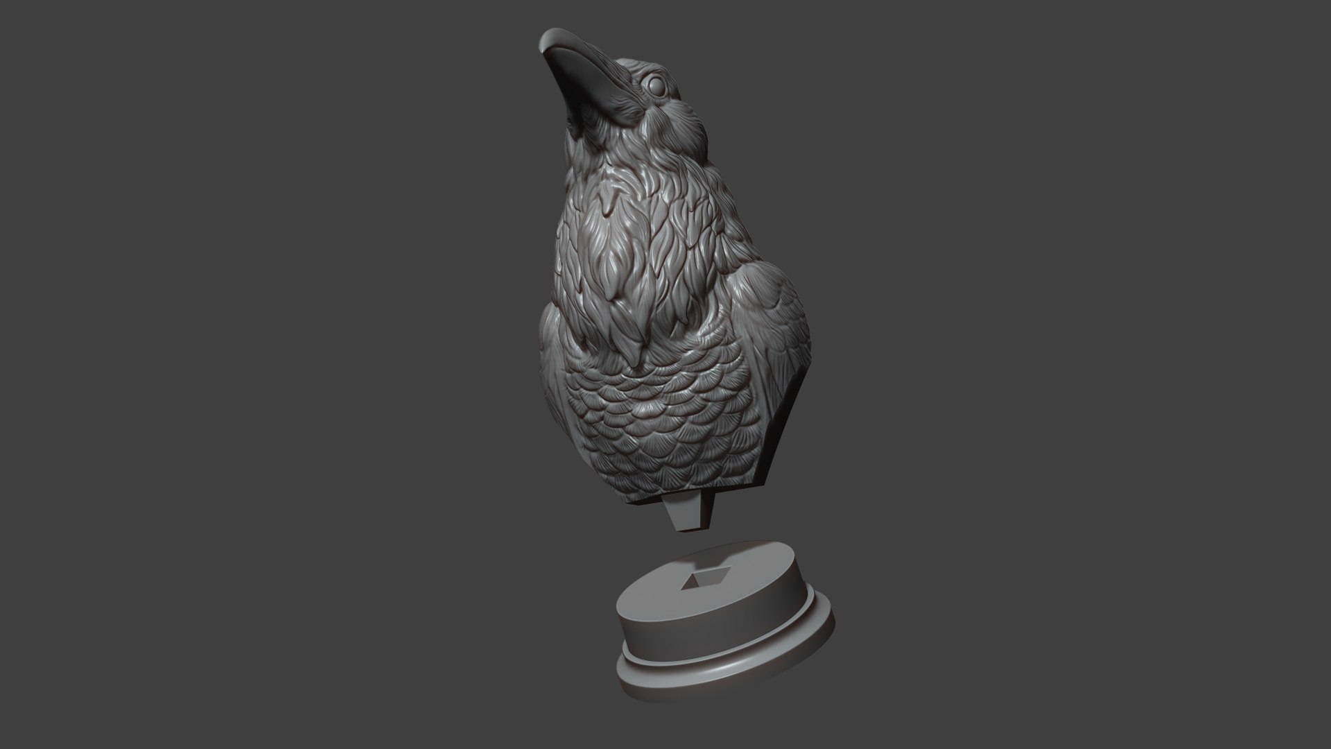 Raven head bust 3D model https://p.turbosquid.com/ts-thumb/Do/nweaQv/Kx/11/jpg/1704404369/1920x1080/fit_q87/b03359f022ca6e26bd1a443764224f3f7e8fcc13/11.jpg