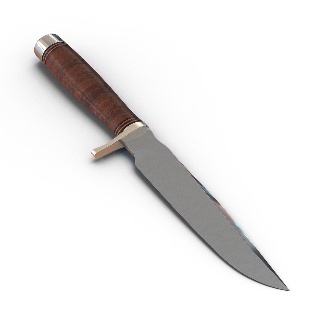 Hunting Knife 3D model preview