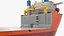 3D Blue Marlin Heavy Lift Vessel model