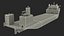 3D Blue Marlin Heavy Lift Vessel model