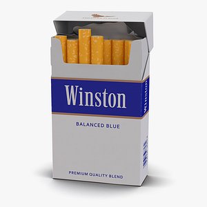 Opened Cigarettes Pack Winston
