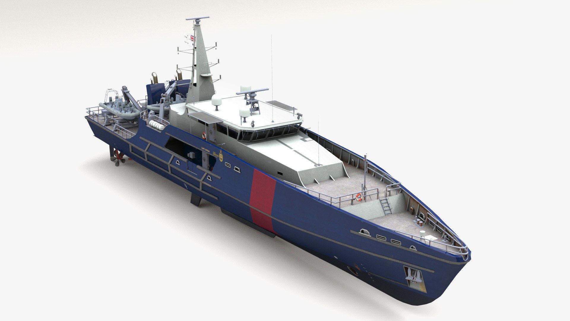 3D model Cape Class Patrol Boat - TurboSquid 1817531