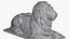 Stone Lion Sculpture 2 Scan