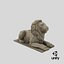 Stone Lion Sculpture 2 Scan