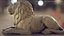 Stone Lion Sculpture 2 Scan