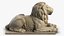 Stone Lion Sculpture 2 Scan