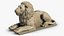 Stone Lion Sculpture 2 Scan