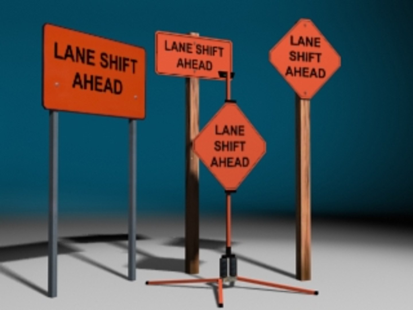 Maya Construction Signs