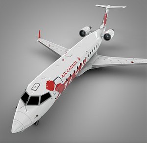 air canada red jazz 3D