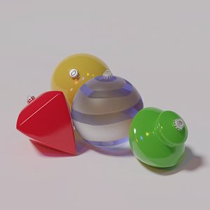 3D model decor christmas ball