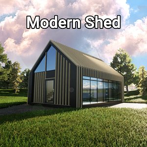 3D model Modern Shed