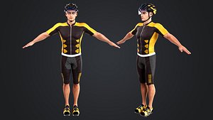Bicycle Rider 3D model