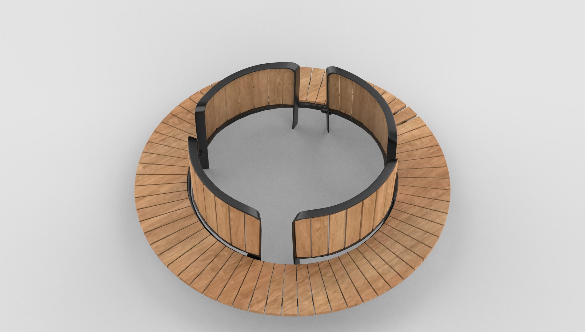 Circular Modular Seating 3D Model 3D Model - TurboSquid 2528461