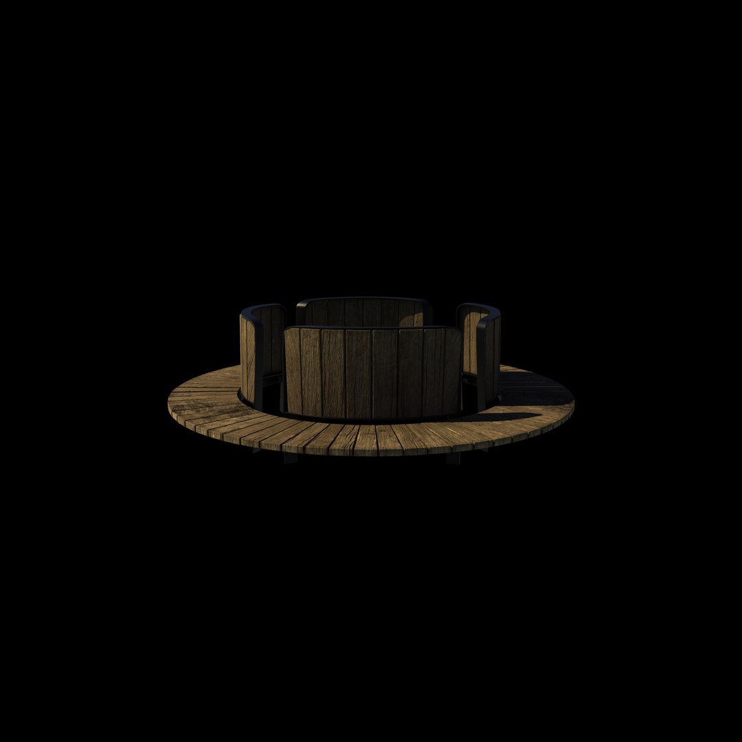 Circular Modular Seating 3D Model 3D Model - TurboSquid 2528461