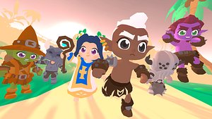 3D 3D Characters Pro - Fantasy model