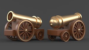 3D model Circus Cannon
