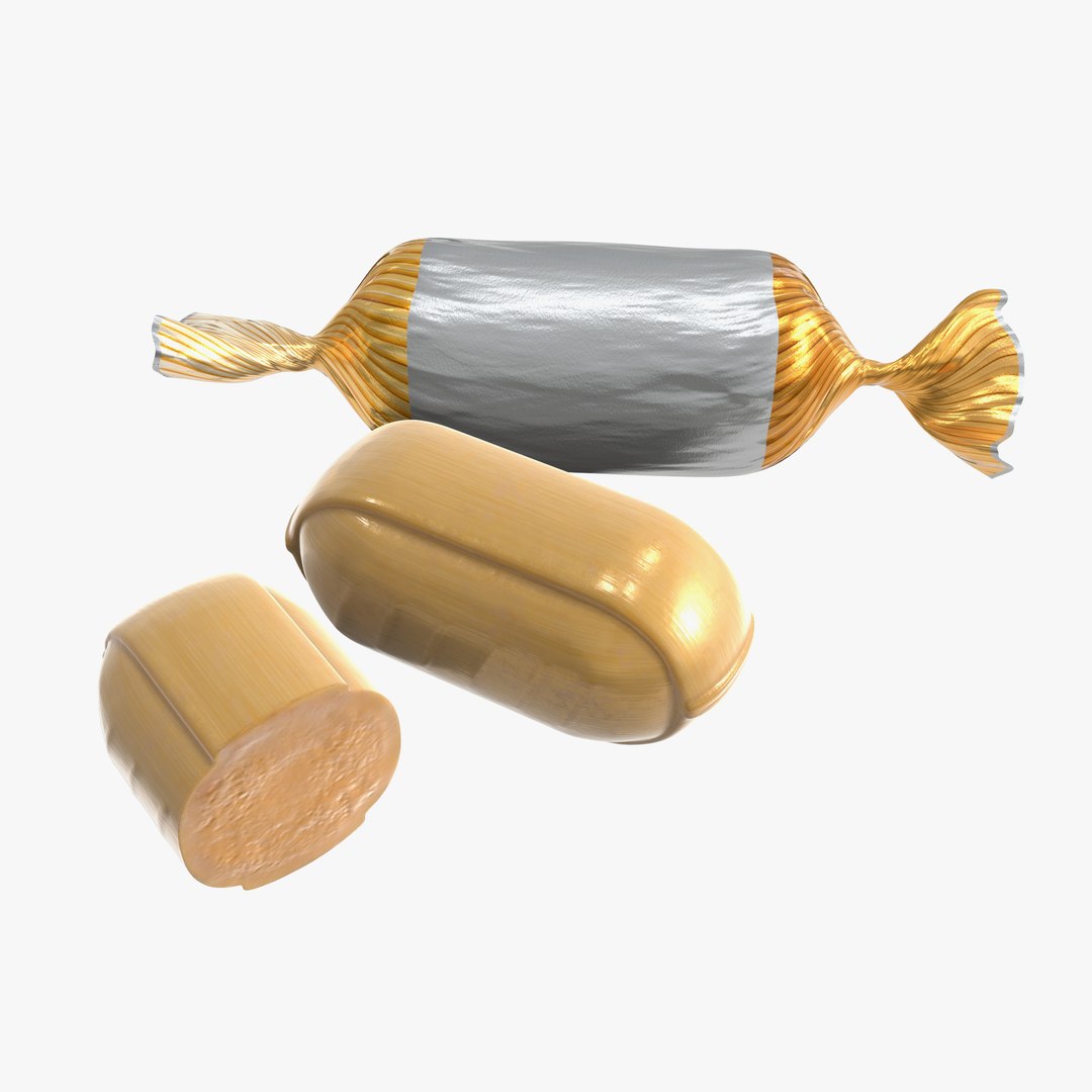3D candy wrap mock model - TurboSquid 1433031