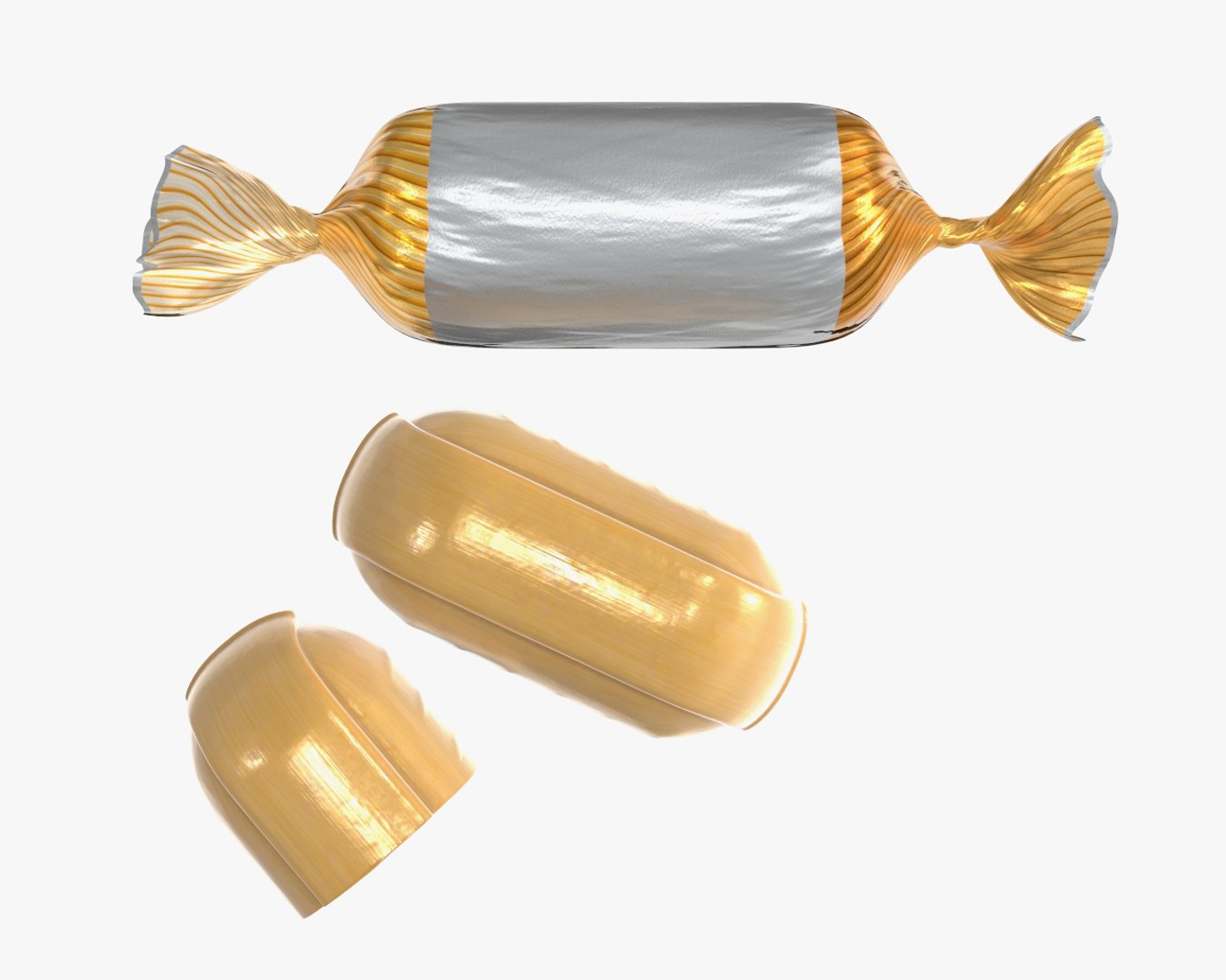 3D candy wrap mock model - TurboSquid 1433031
