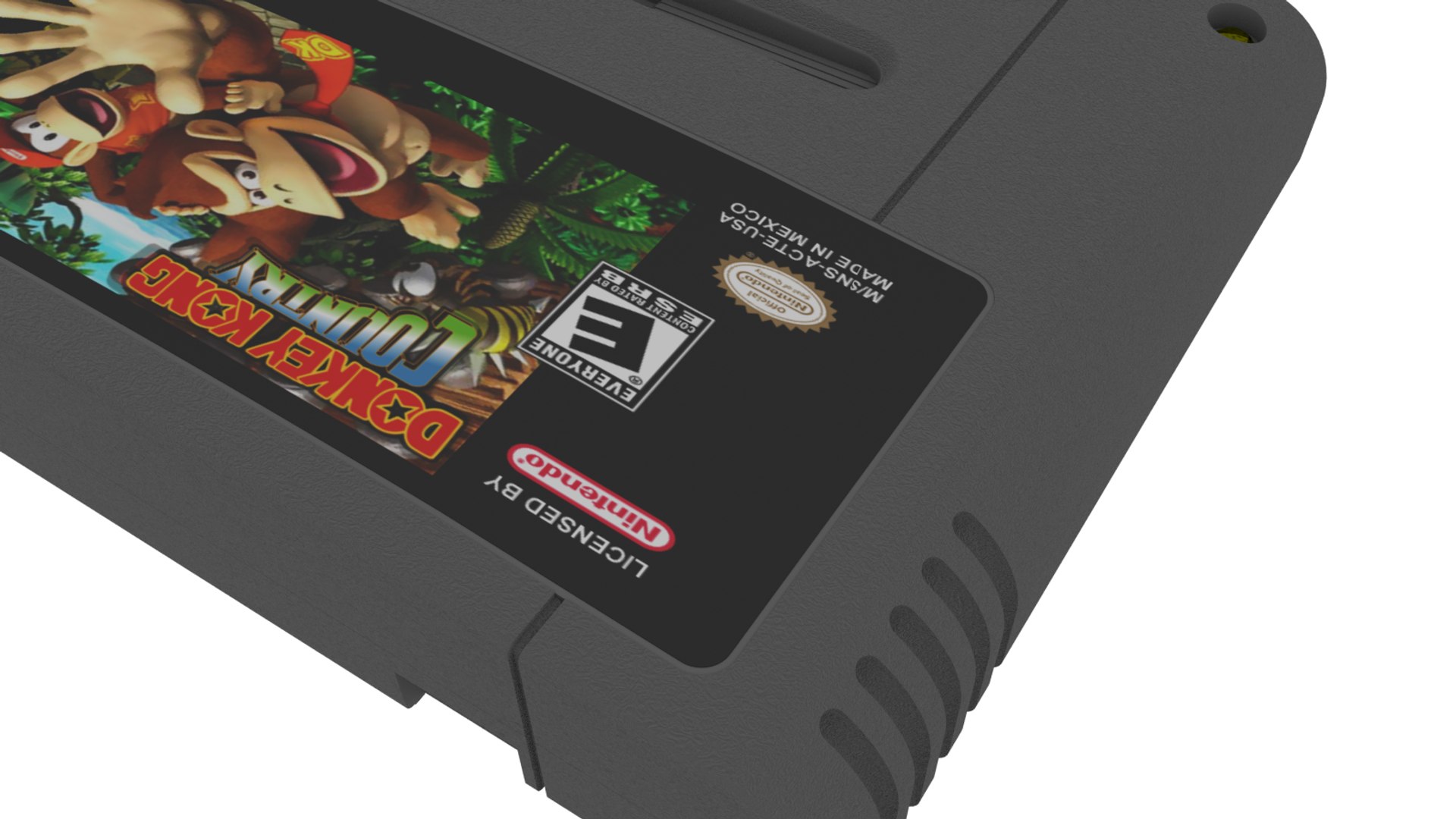 Snes Cartridge 3D Model - TurboSquid 1231276