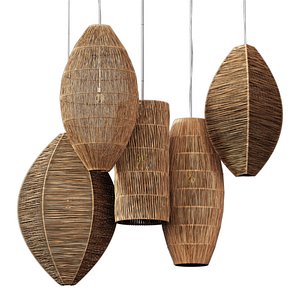 Lamp wicker collection n1 model