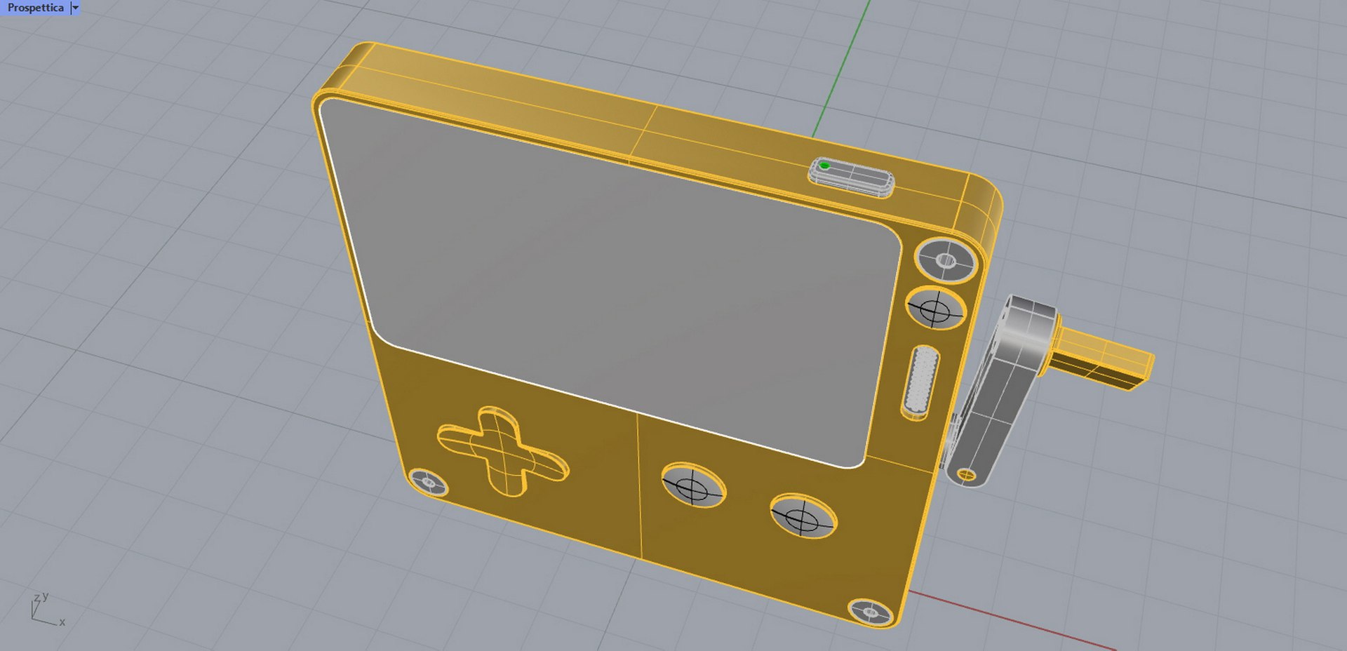 Playdate Game console 3D model - TurboSquid 1886631
